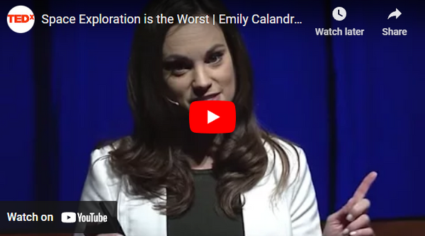 Wach Space Exploration is the Worst | Emily Calandrelli | TEDxIndiana University On YouTube